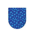 Blue Holy Bible Pattern Print Toilet Lid Cover