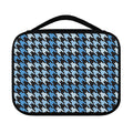 Blue Houndstooth Pattern Print Classic Bible Case