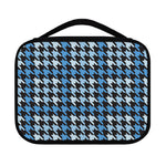 Blue Houndstooth Pattern Print Classic Bible Case