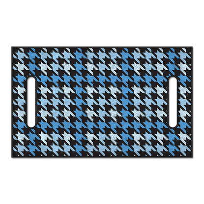 Blue Houndstooth Pattern Print Golf Cart Seat Cover