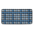 Blue Houndstooth Pattern Print Towel