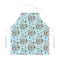 Blue Indian Dream Catcher Pattern Print Adjustable Apron