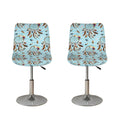 Blue Indian Dream Catcher Pattern Print Bar Stool Covers