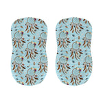 Blue Indian Dream Catcher Pattern Print Bar Stool Covers