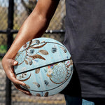 Blue Indian Dream Catcher Pattern Print Basketball
