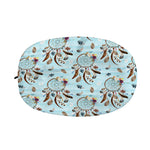 Blue Indian Dream Catcher Pattern Print Car Side Mirror Covers
