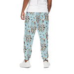 Blue Indian Dream Catcher Pattern Print Cotton Pants