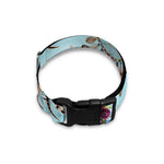 Blue Indian Dream Catcher Pattern Print Dog Collar