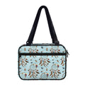 Blue Indian Dream Catcher Pattern Print Double Strap Bible Bag