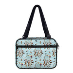 Blue Indian Dream Catcher Pattern Print Double Strap Bible Bag