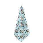 Blue Indian Dream Catcher Pattern Print Hand Towel