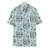 Blue Indian Dream Catcher Pattern Print Hawaiian Shirt