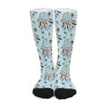 Blue Indian Dream Catcher Pattern Print Long Socks