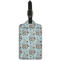 Blue Indian Dream Catcher Pattern Print Luggage Tag