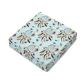 Blue Indian Dream Catcher Pattern Print Outdoor Seat Cushion Cover