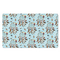 Blue Indian Dream Catcher Pattern Print Polyester Doormat