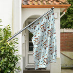 Blue Indian Dream Catcher Pattern Print Polyester Flag