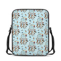 Blue Indian Dream Catcher Pattern Print Rectangular Crossbody Bag