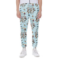 Blue Indian Dream Catcher Pattern Print Joggers