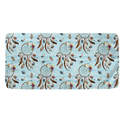 Blue Indian Dream Catcher Pattern Print Towel