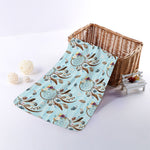 Blue Indian Dream Catcher Pattern Print Towel