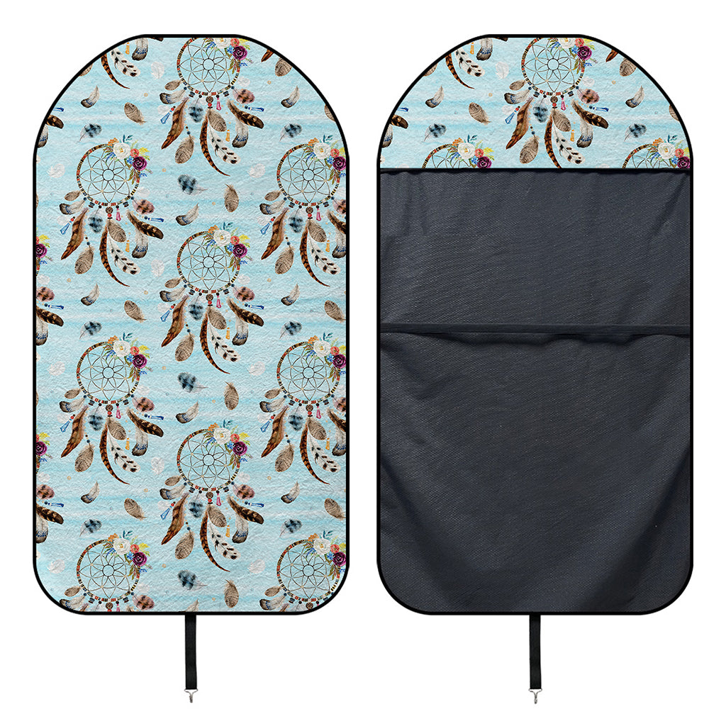 Blue Indian Dream Catcher Pattern Print Waterproof Car Seat Cover