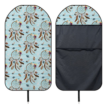 Blue Indian Dream Catcher Pattern Print Waterproof Car Seat Cover
