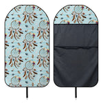 Blue Indian Dream Catcher Pattern Print Waterproof Car Seat Cover