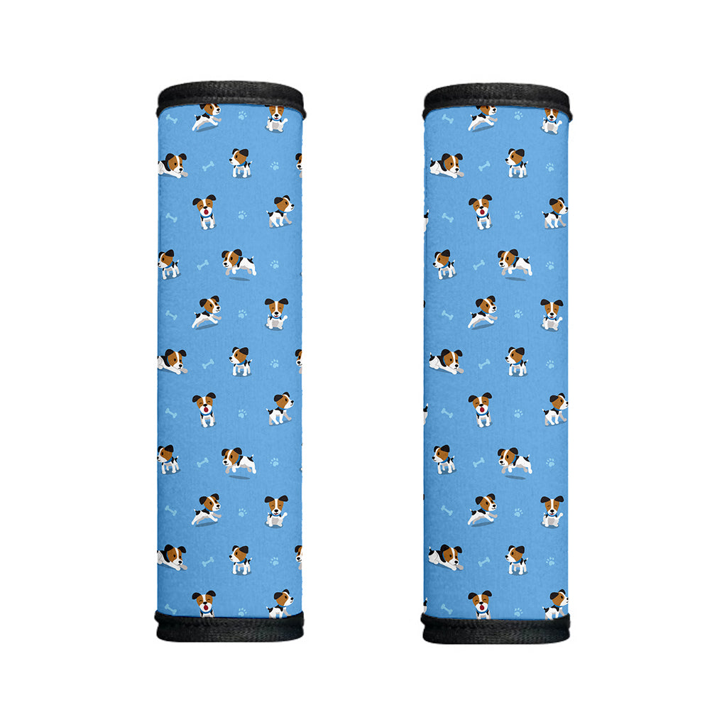 Blue Jack Russell Terrier Pattern Print Handle Covers