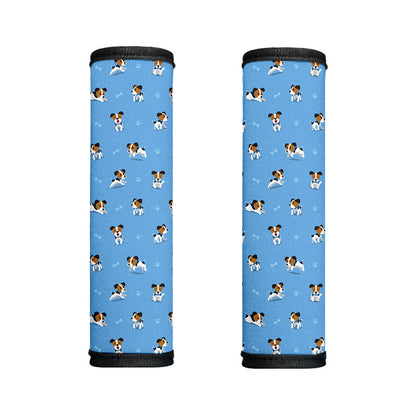 Blue Jack Russell Terrier Pattern Print Handle Covers
