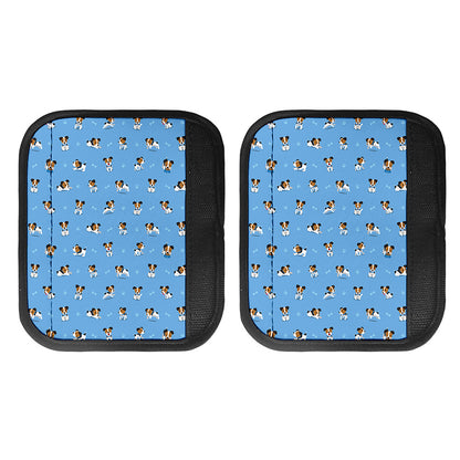 Blue Jack Russell Terrier Pattern Print Handle Covers