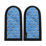 Blue Jack Russell Terrier Pattern Print Skillet Handle Cover