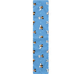 Blue Jack Russell Terrier Pattern Print Table Runner
