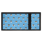 Blue Jack Russell Terrier Pattern Print Trifold Wallet