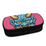 Blue Japanese Demon Print Insulin Cooler Travel Case