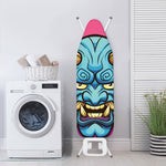 Blue Japanese Demon Print Ironing Board Cover