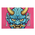 Blue Japanese Demon Print Placemat