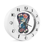 Blue Japanese Dragon Tattoo Print Alarm Clock