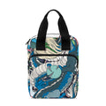 Blue Japanese Dragon Tattoo Print Bible Tote Bag
