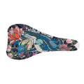 Blue Japanese Dragon Tattoo Print Bicycle Seat Cover