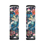 Blue Japanese Dragon Tattoo Print Handle Covers