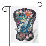 Blue Japanese Dragon Tattoo Print House Flag