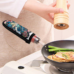 Blue Japanese Dragon Tattoo Print Skillet Handle Cover