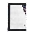 Blue Japanese Dragon Tattoo Print Trifold Wallet