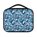 Blue Japanese Wave Pattern Print Classic Bible Case