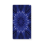 Blue Kaleidoscope Print Baby Crib Sheet