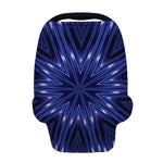 Blue Kaleidoscope Print Baby Seat Cover