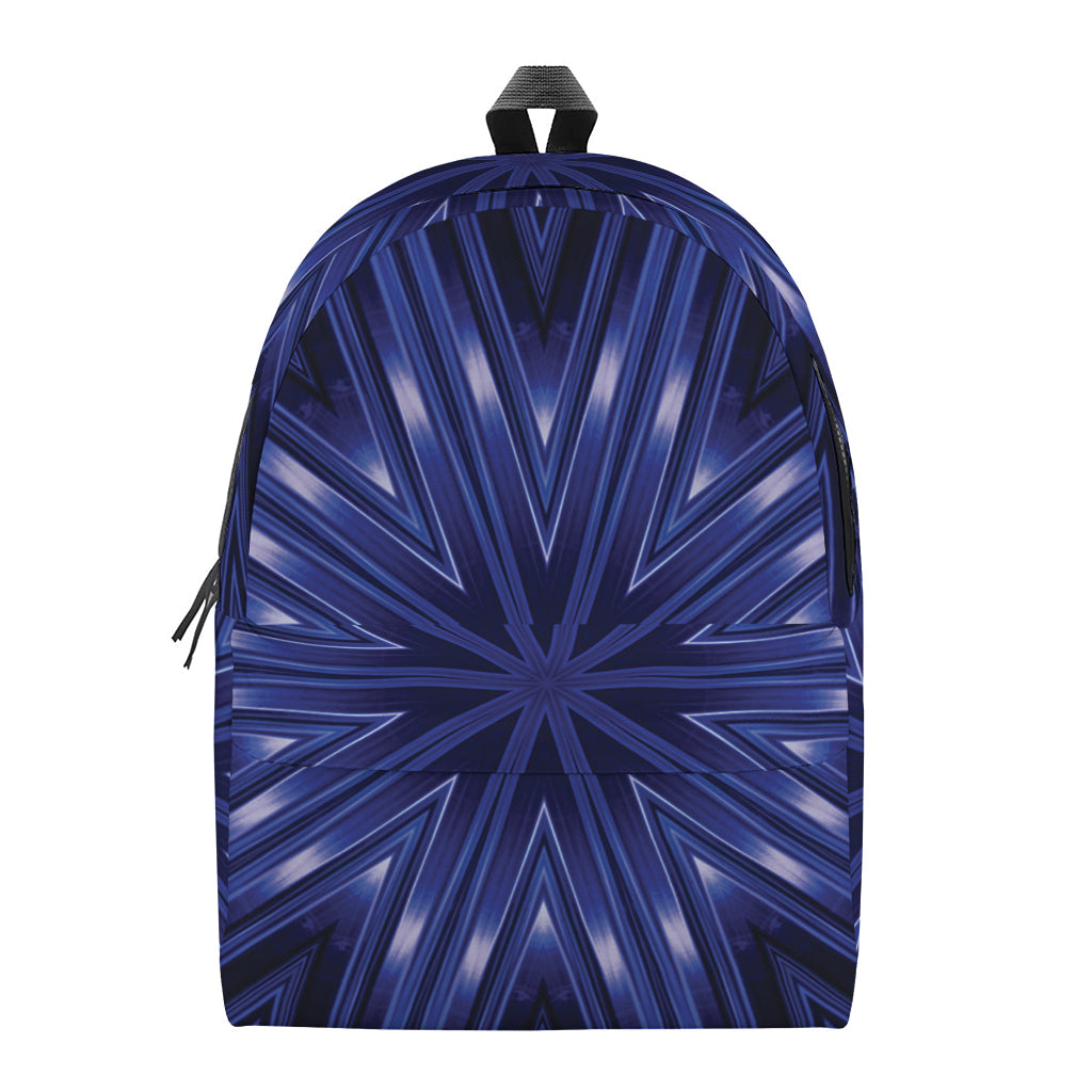 Blue Kaleidoscope Print Backpack