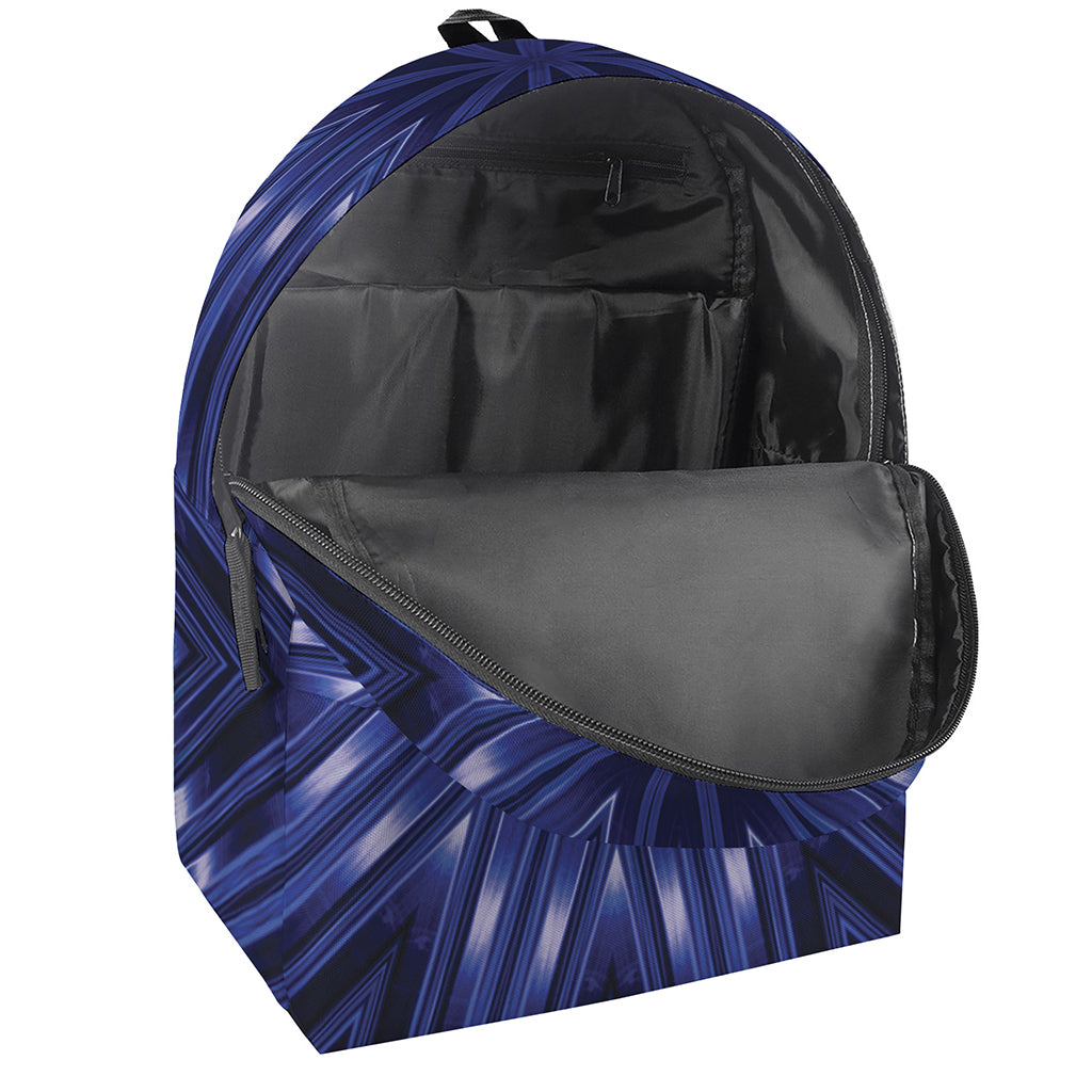 Blue Kaleidoscope Print Backpack