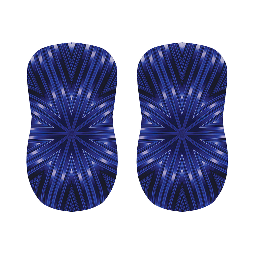 Blue Kaleidoscope Print Bar Stool Covers